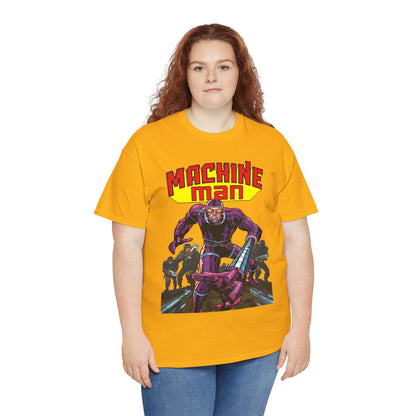 Machine Man T-Shirt - Jack Kirby Creation - Popular 1970s Hero - Marvel Comics