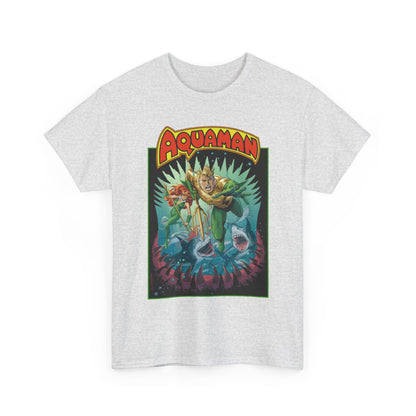 Aquaman T-Shirt - José Luis García-López Art - 80th Anniversary Variant Cover - Arthur Curry, Mera, Bronze Age Look - DC Comics