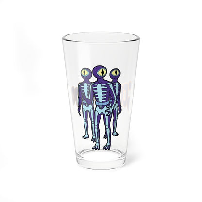 Skeleton Men Pint Glass, 16oz - Scooby Doo Villain - Hanna-Barbera Saturday Morning Cartoon - A Creepy Tangle in the Bermuda Triangle