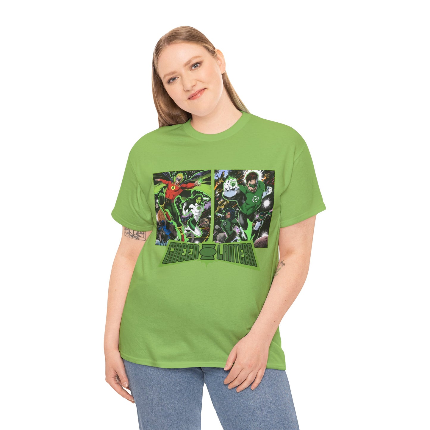 Green Lantern T-Shirt - Alan Scott, Jade, Obsidian, Hal Jordan, Jessica Cruz, Kyle Rayner - The Corps - DC Comics
