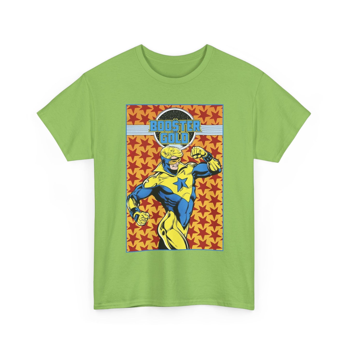 Booster Gold T-Shirt - Dan Jurgens Art - JLI Member - DC Comics