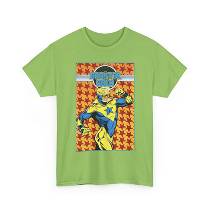 Booster Gold T-Shirt - Dan Jurgens Art - JLI Member - DC Comics