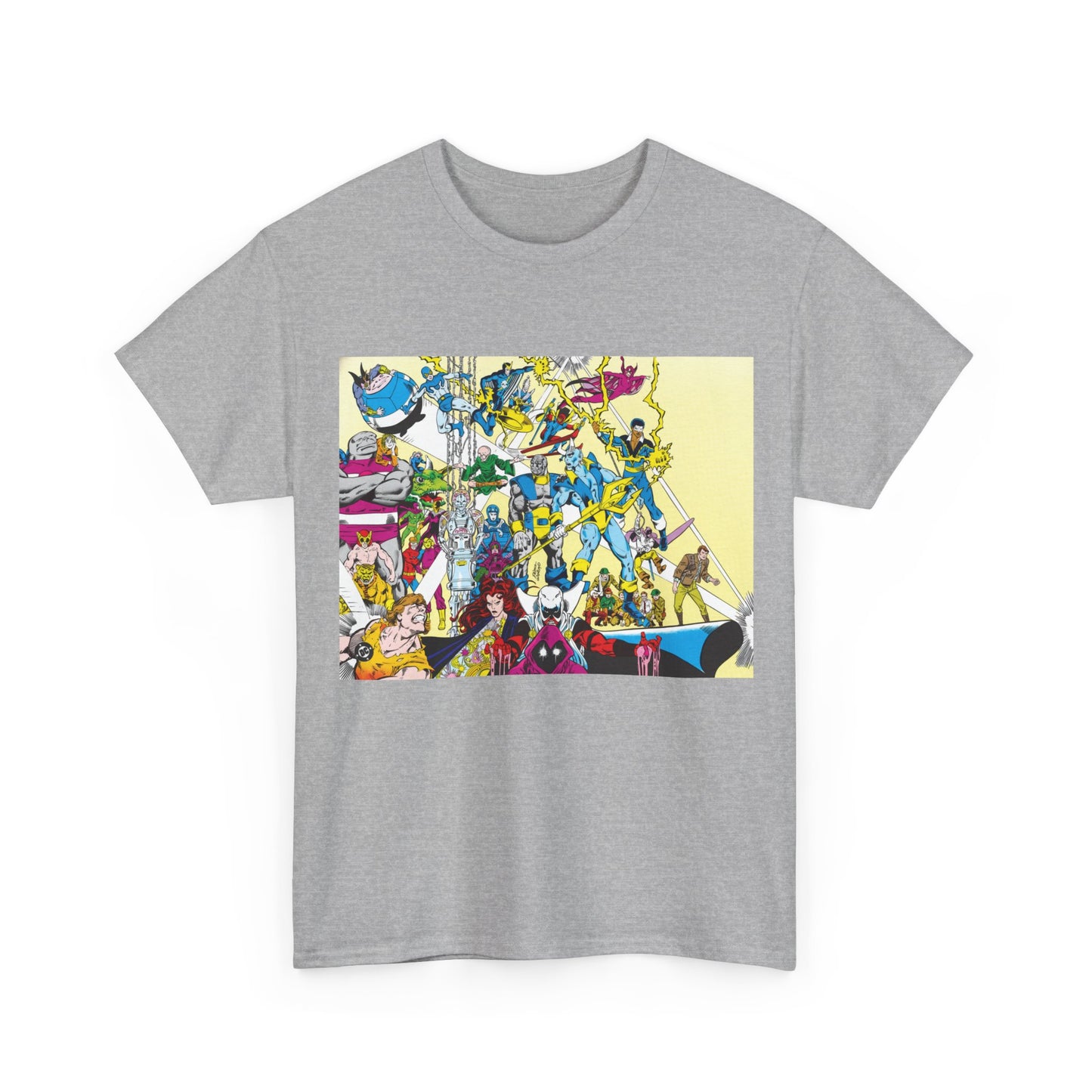 Who's Who in the DC Universe T-Shirt - George Perez Art - Black Lightning, Black Orchid - #3 Cover Art - DC Comics