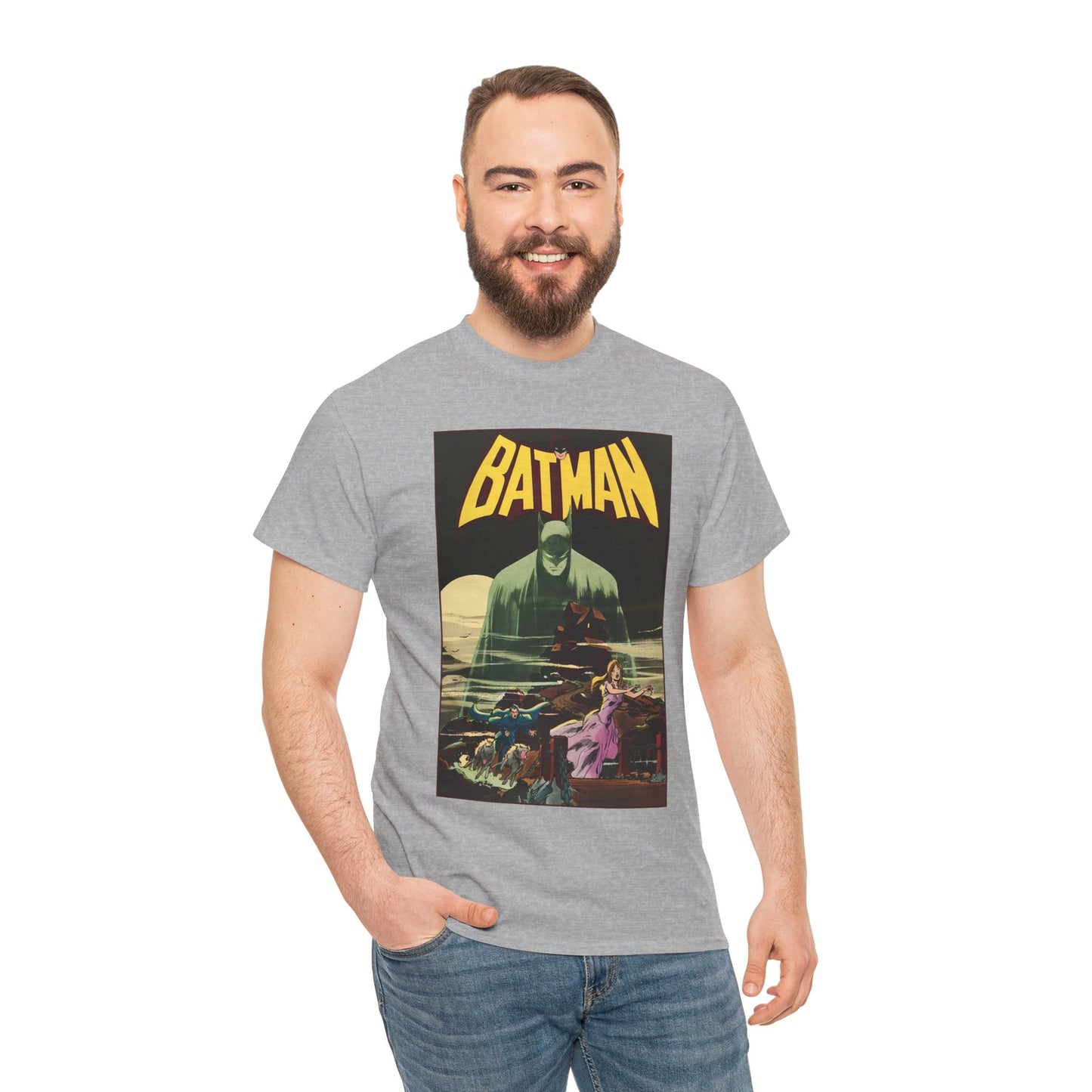 Batman T-Shirt - Neal Adams Art - #227 Cover - The Demon of Gothos Mansion! - DC Comics