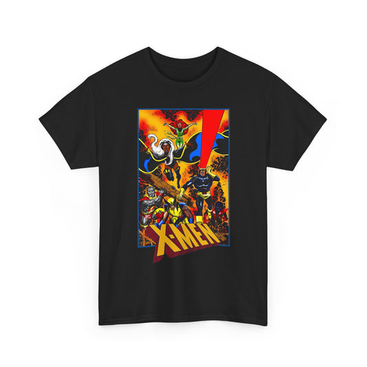 X-men T-Shirt - John Byrne Art - Phoenix, Wolverine, Cyclops, Storm, Nightcrawler, Colossus - Marvel Comics