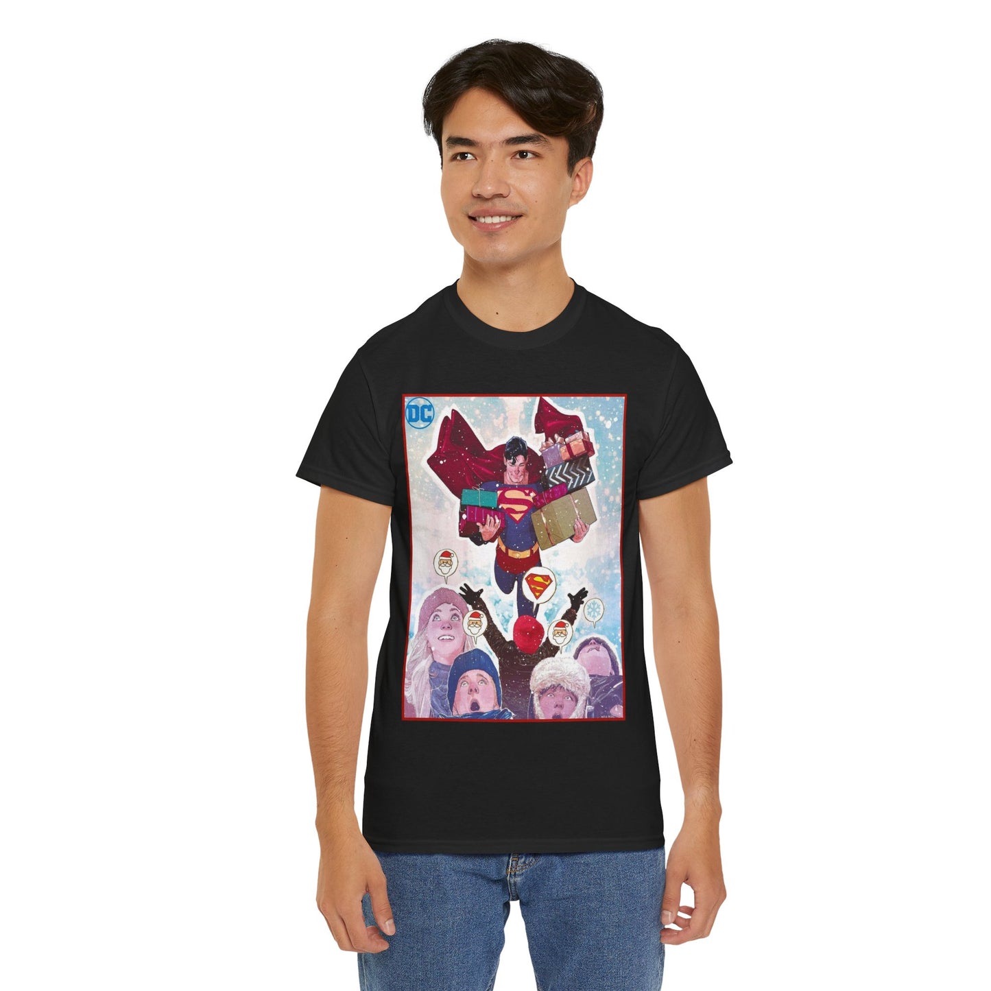 Superman Santa T-Shirt - Mitch Gerads Art - DC Comics