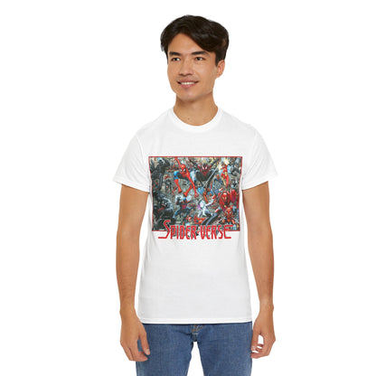 Spider-Verse T-Shirt - Arthur Adams Art - Spider-Man, Venom, Spider-Man 2099, Miles Morales, Spider-Woman - Marvel Comics