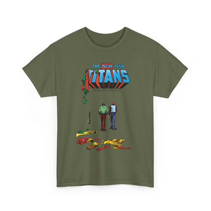 New Teen Titans T-Shirt - George Perez Art - Robin, Kid Flash Quitting - #39 Cover - DC Comics