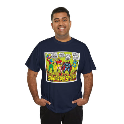 Squadron Sinister T-Shirt - Sal Buscema Art - Dr. Spectrum, Hyperion, Nighthawk, The Whizzer - Marvel Comics