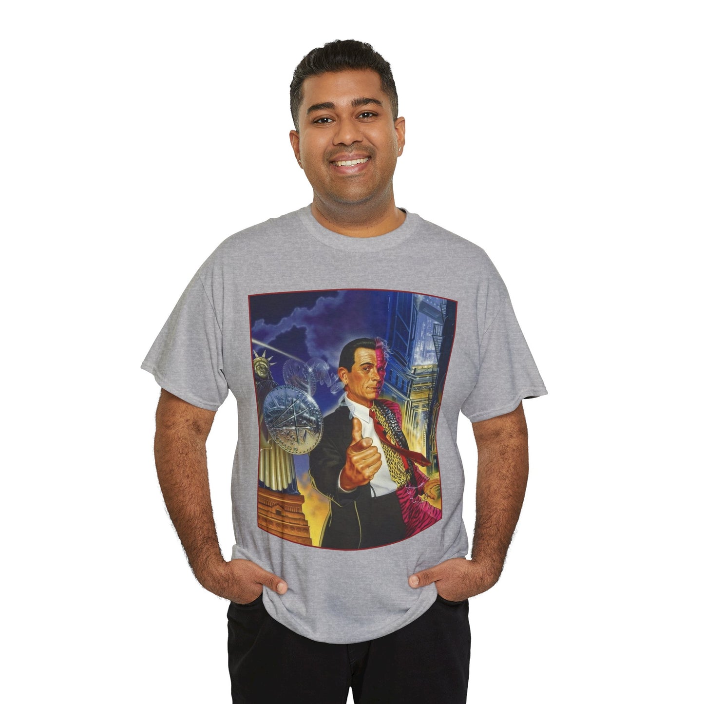 Two-Face T-Shirt - 90s Batman Movie Art - DC Comics