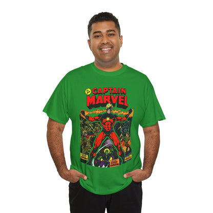 Captain Marvel T-Shirt - Jim Starlin Art - Thanos - Drax the Destroyer - Issue #32 Cover Art