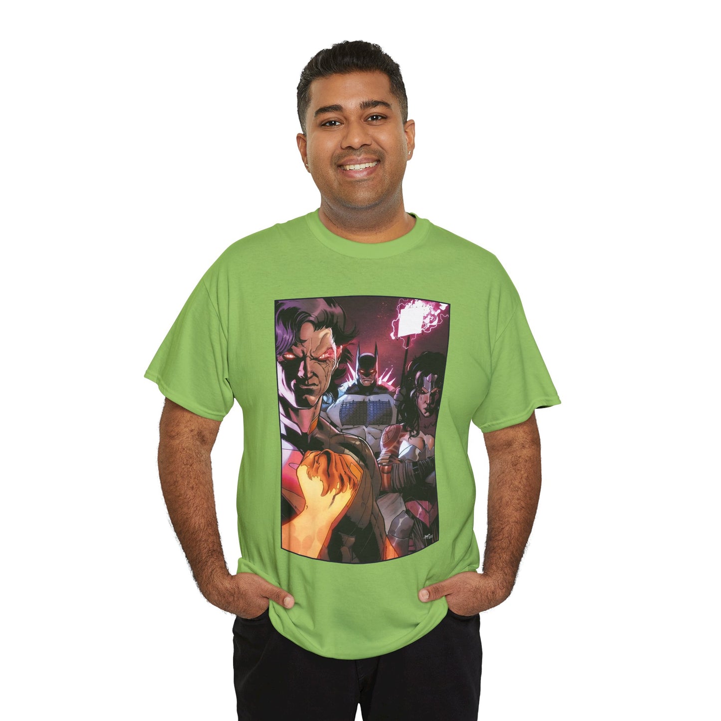 Absolute Trinity T-Shirt - Javier Fernandez Art - Superman, Batman, Wonder Woman - DC K.O. Variant Cover - DC Comics