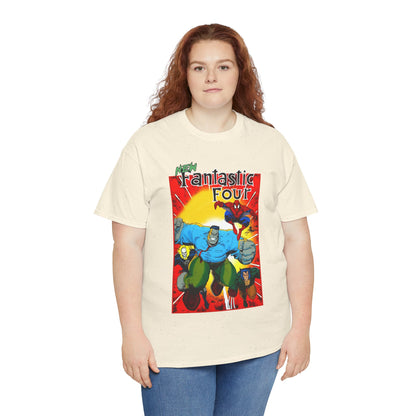 New Fantastic Four T-Shirt - Arthur Adams Art - Wolverine, Ghost Rider, Spider-Man, Hulk - Marvel Comics