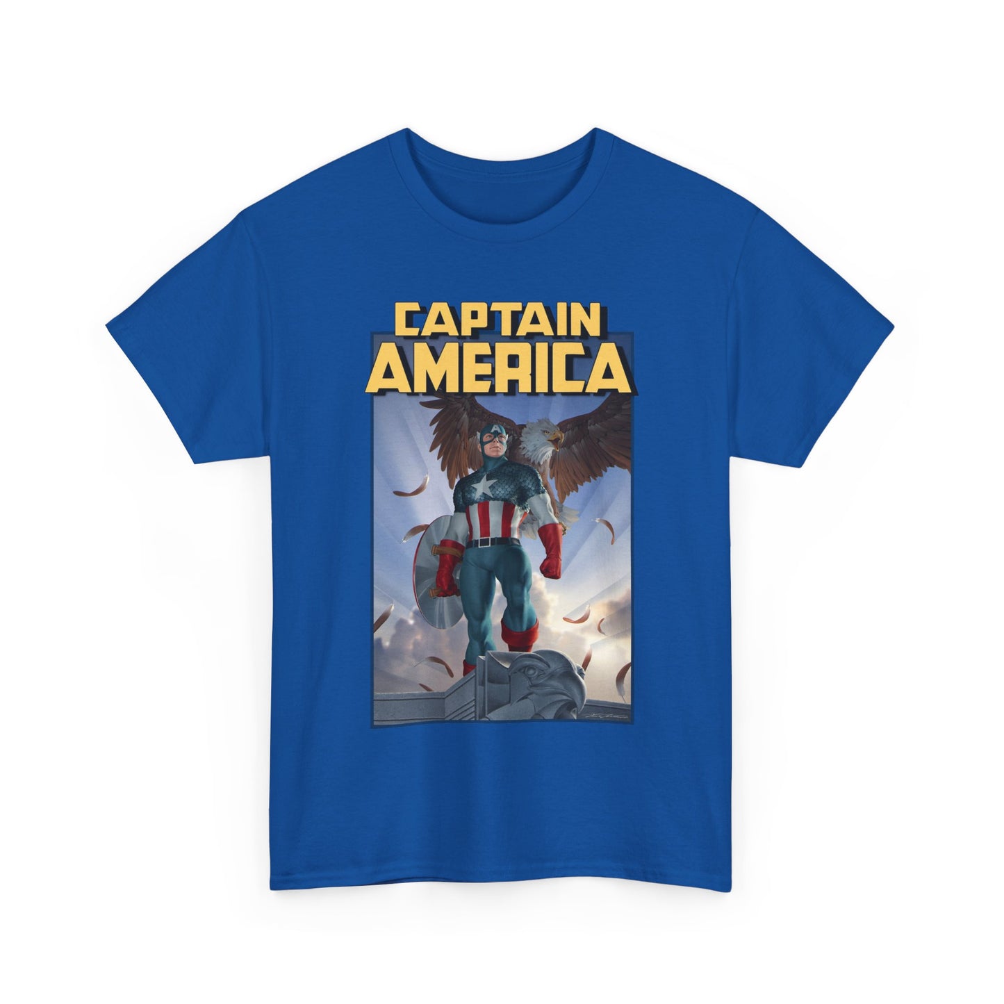 Captain America T-Shirt - Junggeun Yoon Art - Avengers Member - Marvel Comics