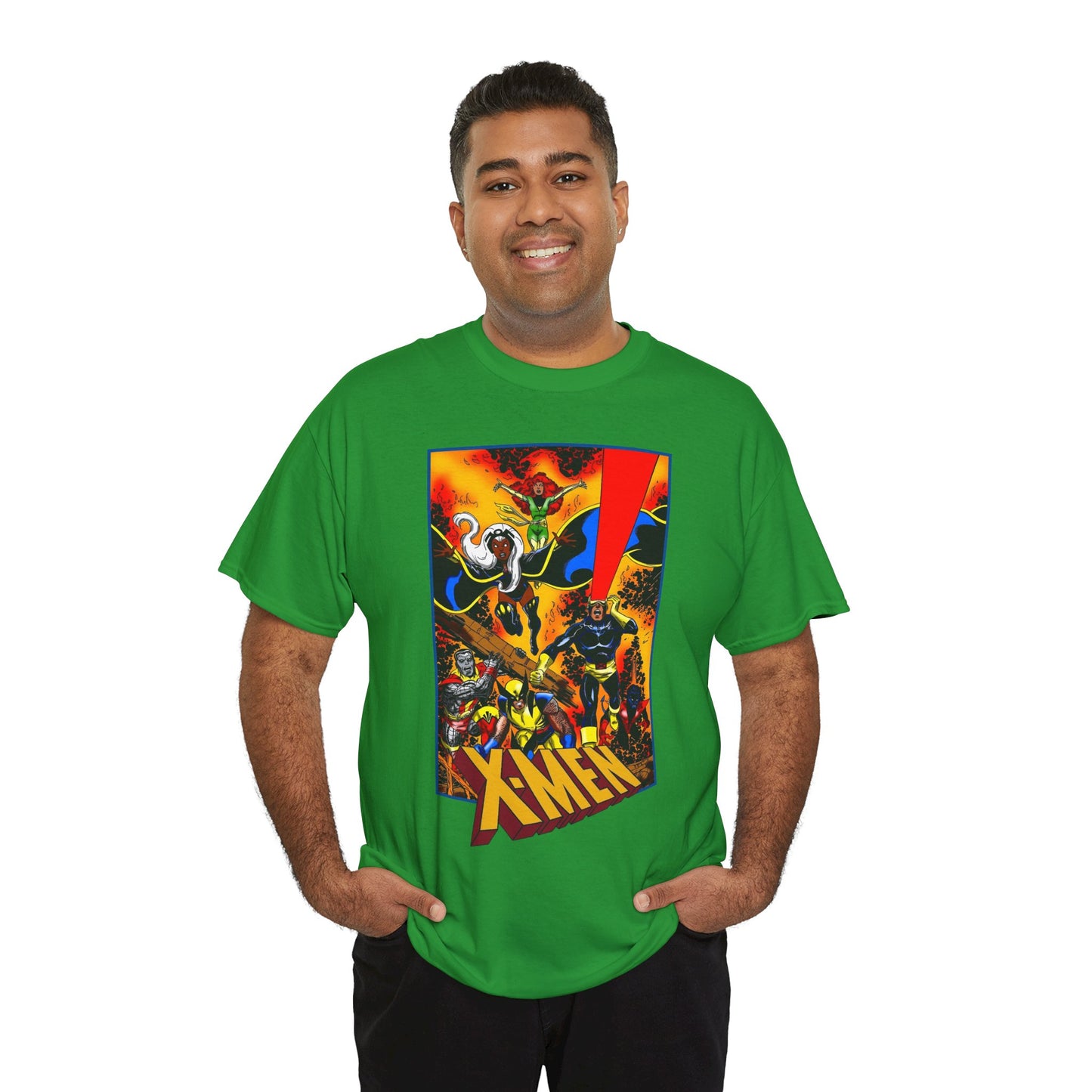 X-men T-Shirt - John Byrne Art - Phoenix, Wolverine, Cyclops, Storm, Nightcrawler, Colossus - Marvel Comics