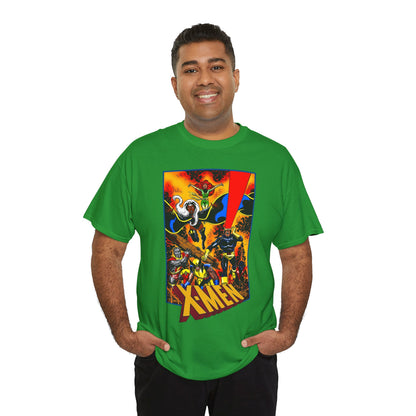 X-men T-Shirt - John Byrne Art - Phoenix, Wolverine, Cyclops, Storm, Nightcrawler, Colossus - Marvel Comics