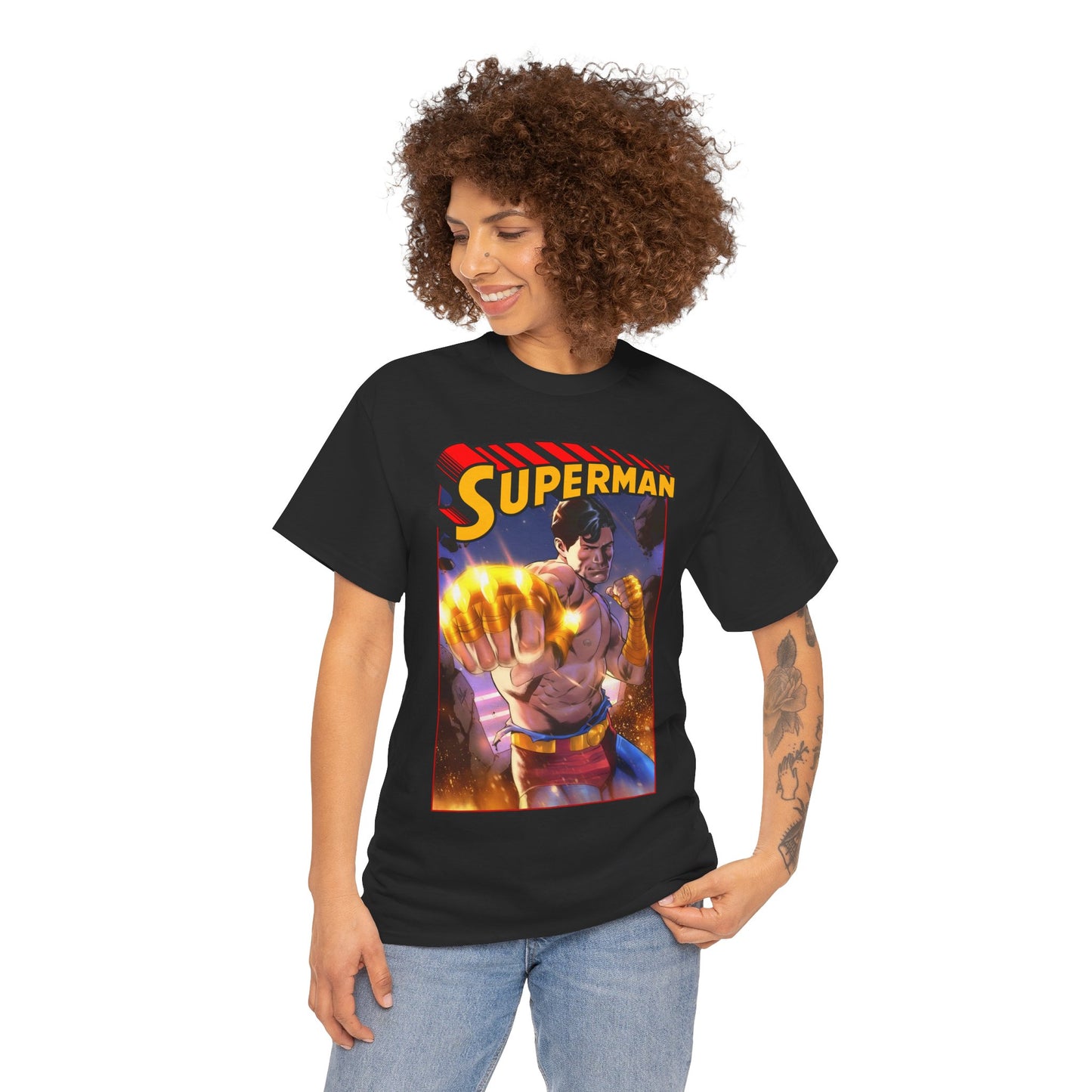 Superman T-Shirt - Lucas Meyer Art - DC K.O. Cover Art - Man of Steel - DC Comics