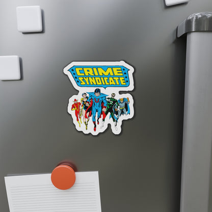 Crime Syndicate Die-Cut Magnet - Ultraman, Superwoman, Power Ring, Johnny Quick, Owlman - Earth 3 JLA Villains - Silver Age - DC Comics - 3", 4", 5", 6"