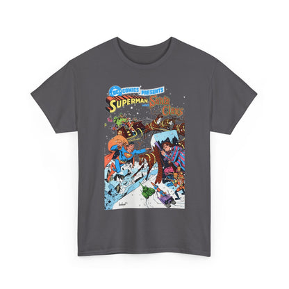 Superman & Santa Claus T-Shirt - José Luis García-López Art - DC Comics Presents #67 - Vs. Toyman