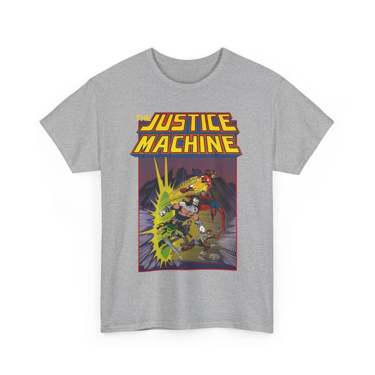Justice Machine T-Shirt - John Byrne Art - Comico Comics