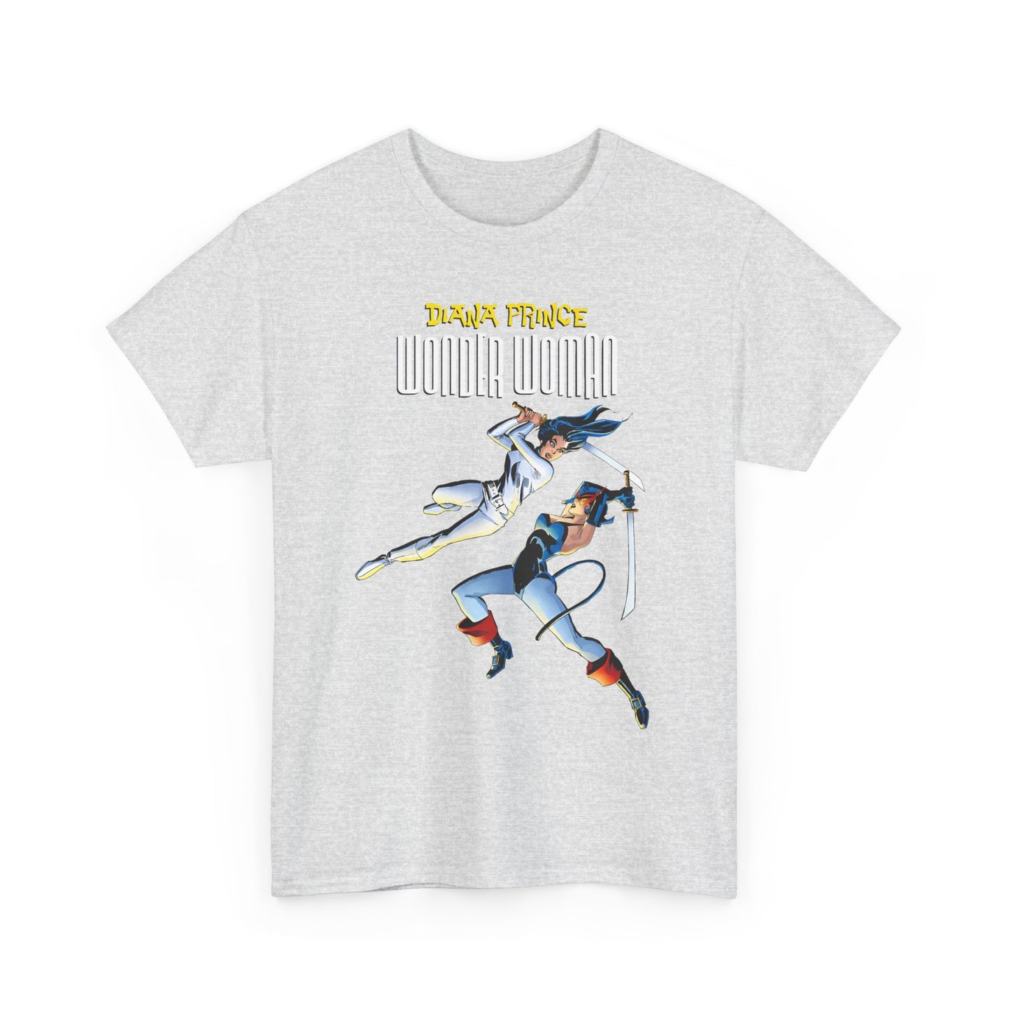 Diana Prince Wonder Woman  T-Shirt - From Diana's 1970s White Suit No-Powers Years - Bronze Age DC Comics