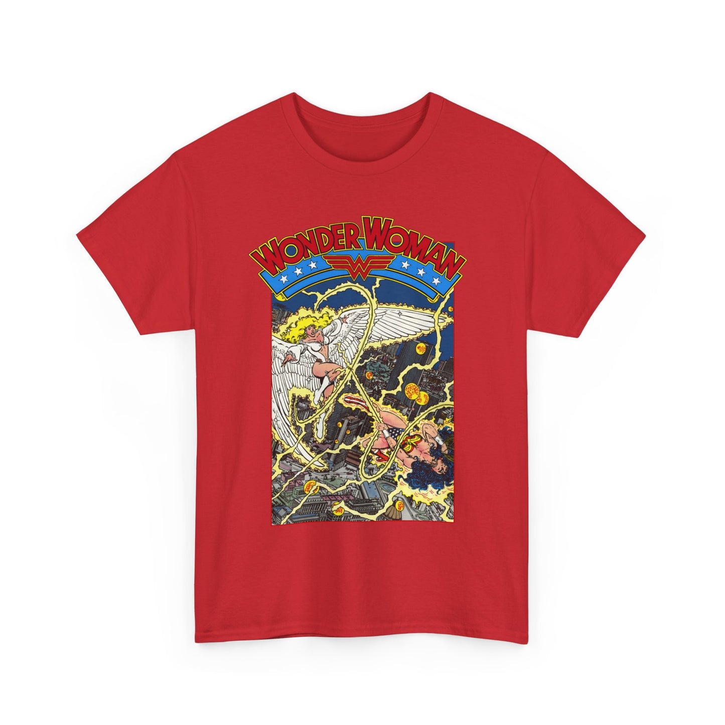 Wonder Woman T-Shirt - George Perez Art - Vs Silver Swan - DC Comics