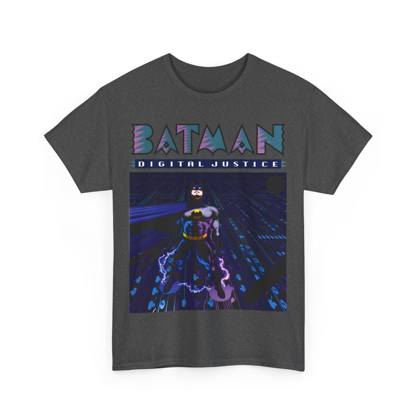 Batman Digital Justice T-Shirt - Pepe Moreno Computer Generated Art - Graphic Novel - Gotham City, Bruce Wayne - DC Comics