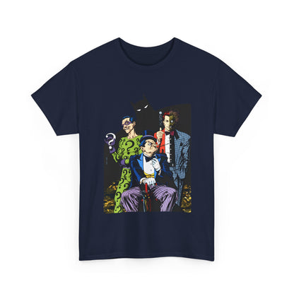 Riddler, Two-Face, Penguin T-Shirt - Brian Bolland Art - DC Comics