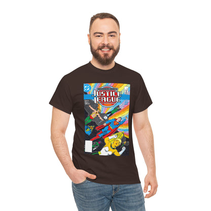 Justice League International T-Shirt - Kevin Maguire Art - DC Comics