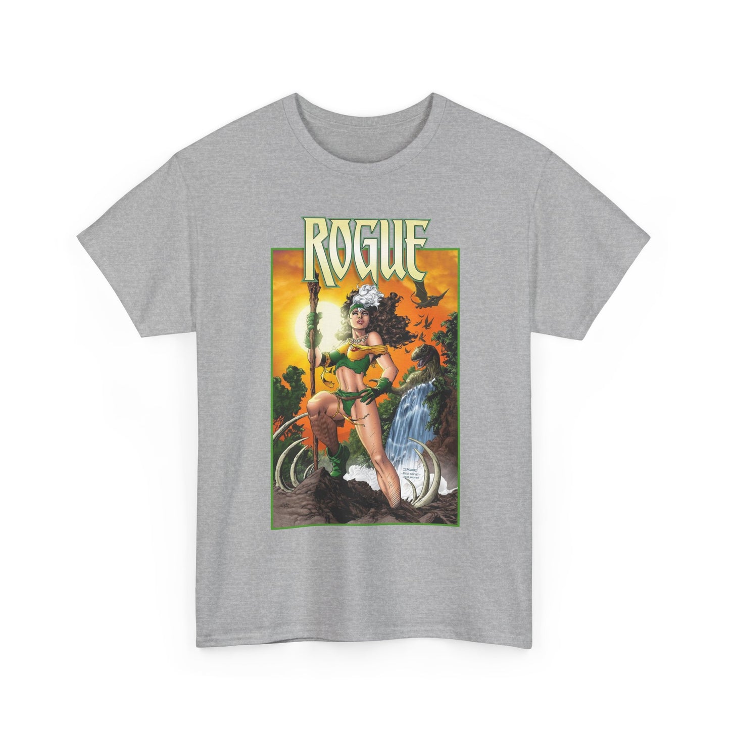 Rogue T-Shirt - Jim Lee Art - X-Men Mutant Member & Leader - Savage Land - 1990s Story - Marvel Comics