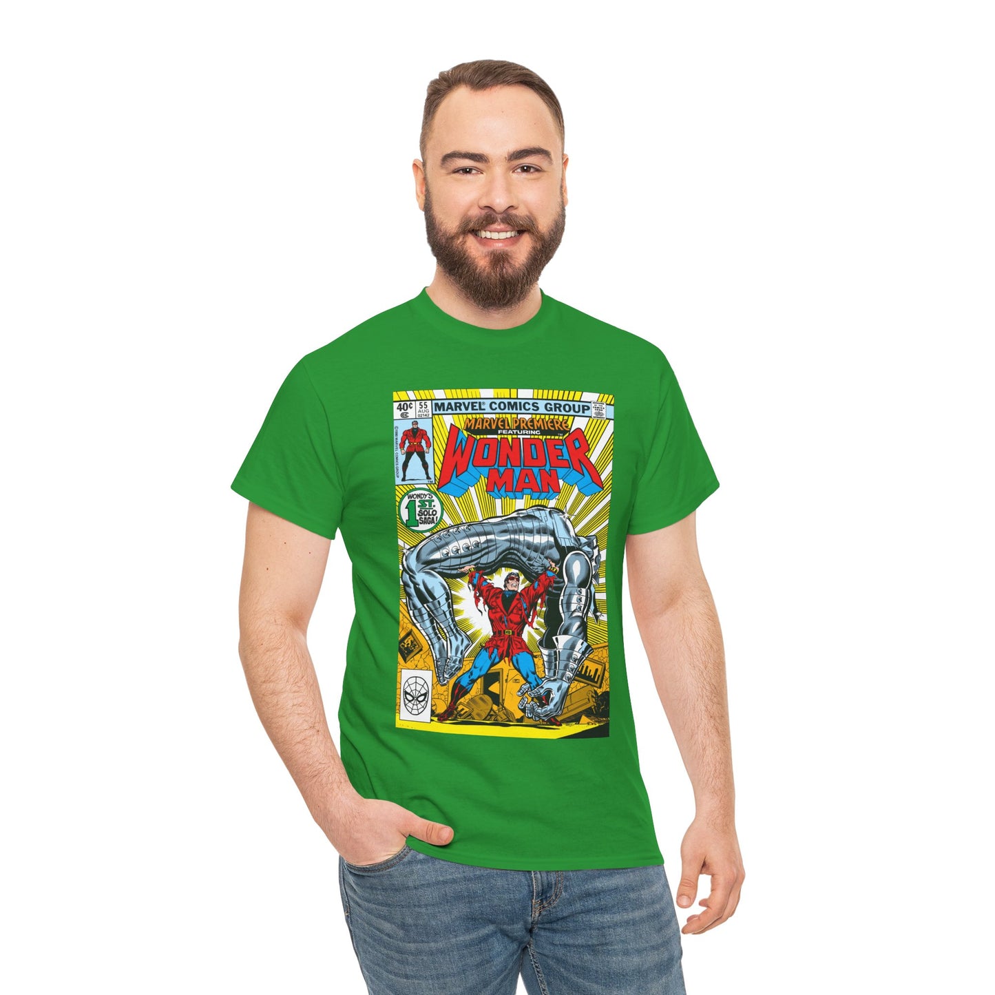 Wonder Man T-Shirt - Marvel Premiere #55 Cover Art - Avengers Member - Marvel Comics