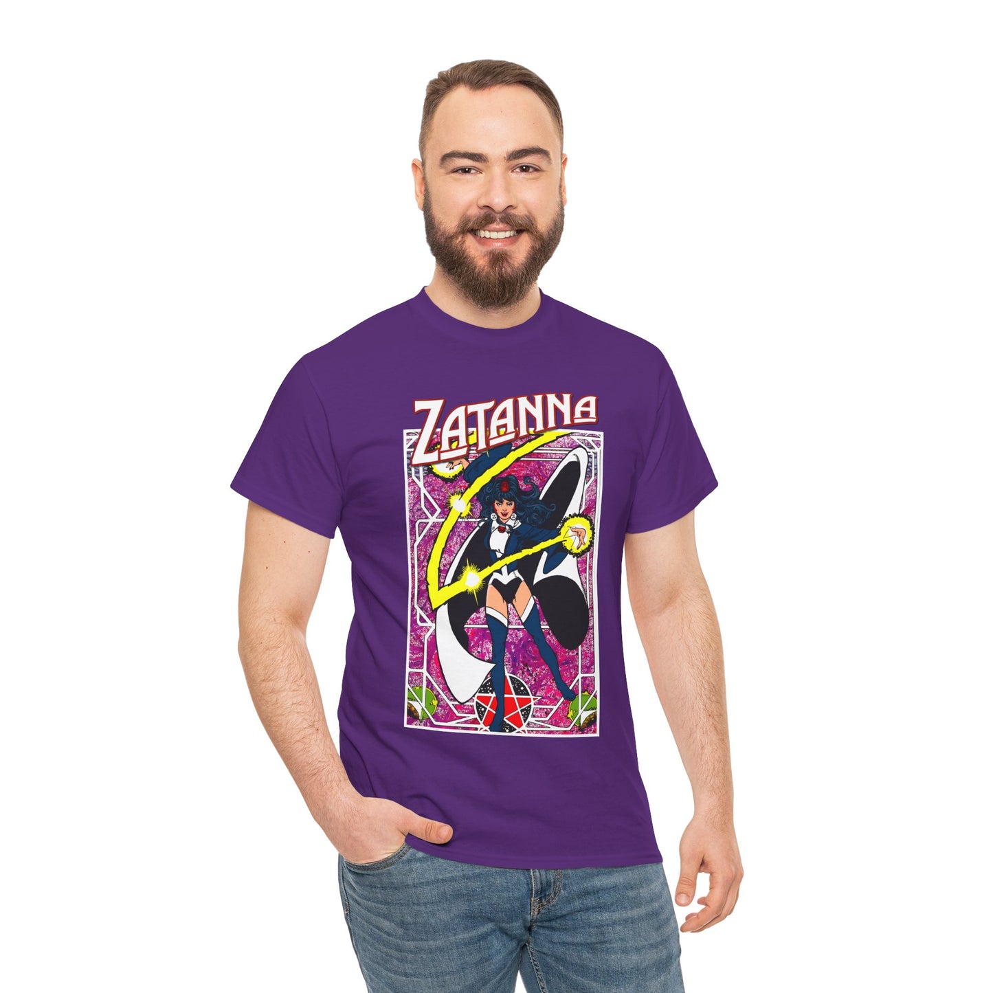 Zatanna T-Shirt - George Perez Postcard Art - Justice League Magic Member - JLA Satellite Era - DC Comics