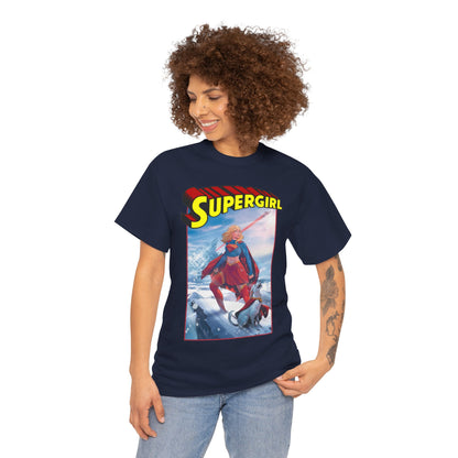 Supergirl & Krypto T-Shirt - Lucas Meyer Art - New 2026 Movie with Milly Alcock - DC Comics