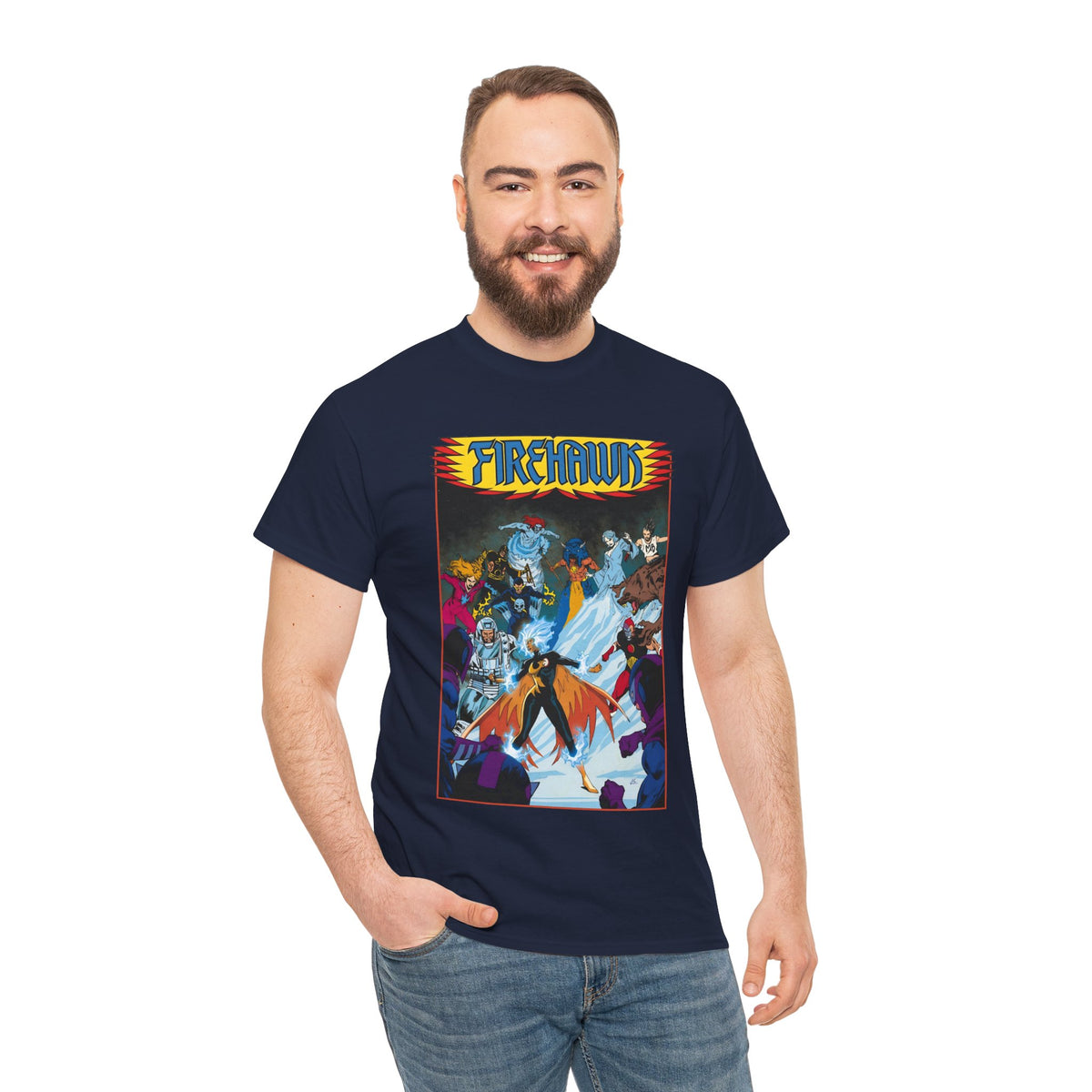 Firehawk T-Shirt - Rafael de Latorre Art - Fury of Firestorm Cover Art - DC Comics