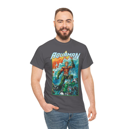 Aquaman T-Shirt - Jim Lee Art - DC New 52 - Arthur Curry, King of Atlantis - DC Comics
