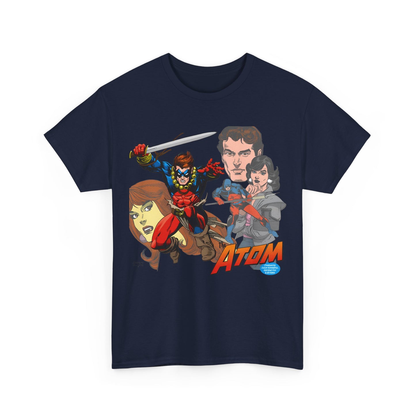 Atom T-Shirt - Gil Kane Art - Who's Who Image - Ray Palmer, JLA Member - Silver Age Hero - DC Comics