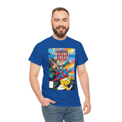 Justice League International T-Shirt - Kevin Maguire Art - DC Comics