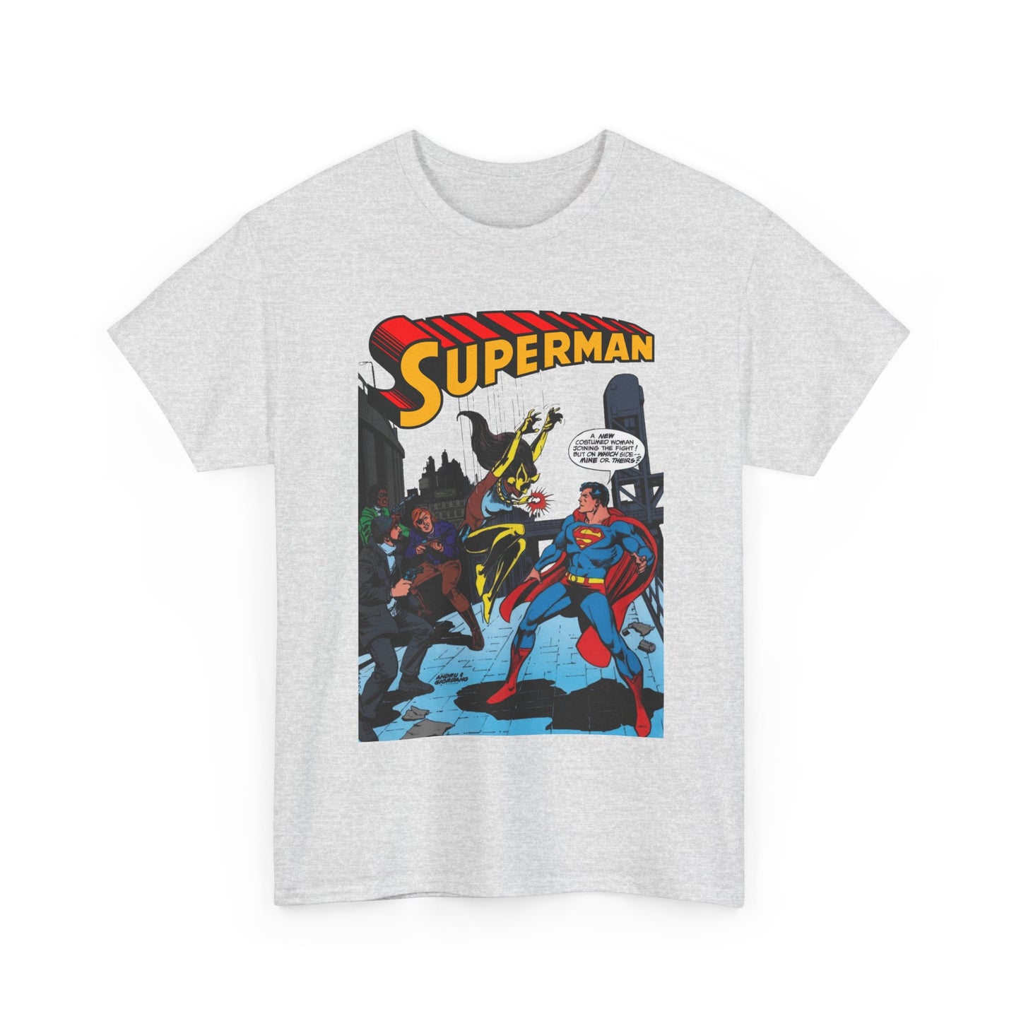 Superman T-Shirt - Ross Andru Art - First Appearance of Vixen in Action Comics #521 - DC Comics