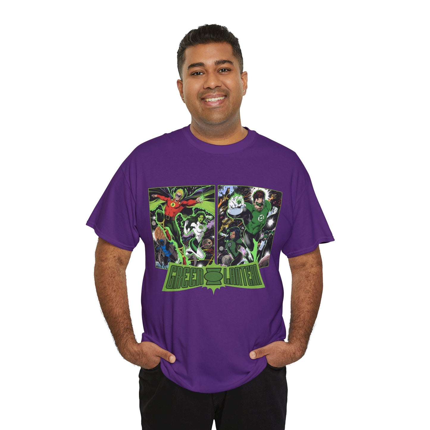 Green Lantern T-Shirt - Alan Scott, Jade, Obsidian, Hal Jordan, Jessica Cruz, Kyle Rayner - The Corps - DC Comics