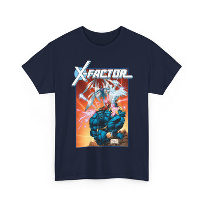 X-Factor T-Shirt - Whilce Portacio Art - Cyclops, Jean Grey, Iceman, Arcangel, Beast - X-Men Founding Members - Marvel Comics