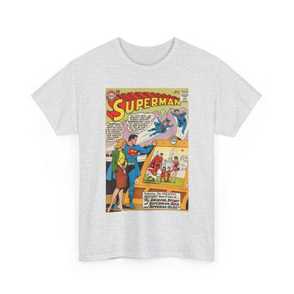 Superman #162 T-Shirt - Superman Blue & Red - Classic Silver Age Imaginary Story - DC Comics