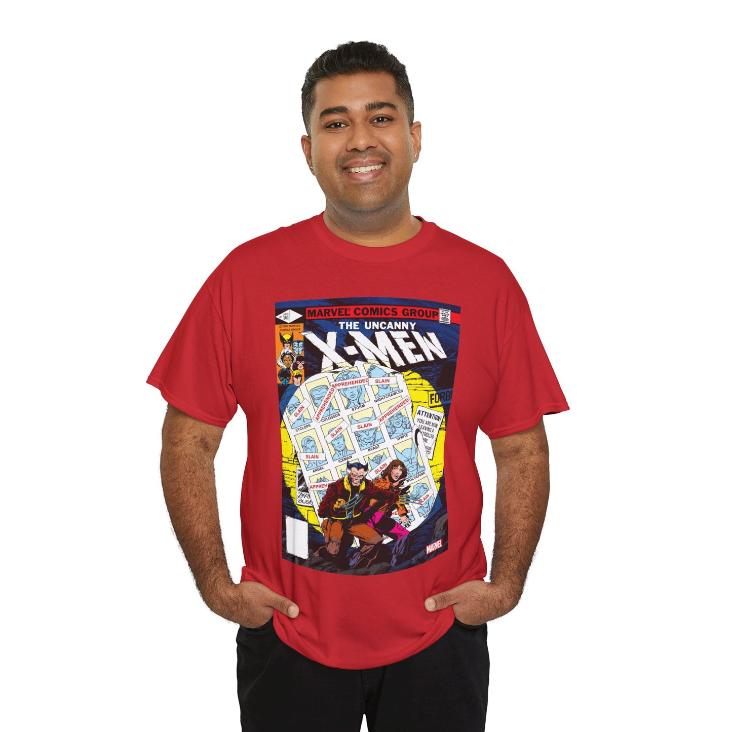 Uncanny X-Men #141 T-Shirt - John Byrne Art - Wolverine, Kitty Pryde - Days of Futures Past - Marvel Comics
