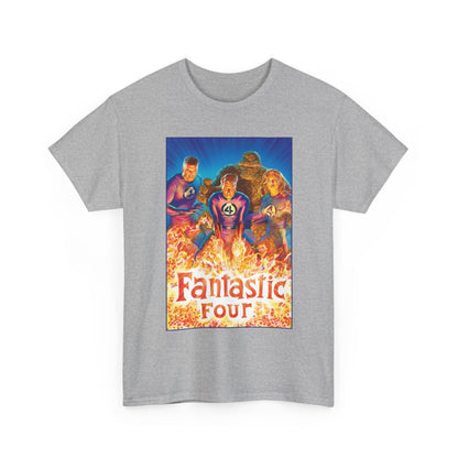 Fantastic Four T-Shirt - Alex Ross Art - Mr. Fantastic, Invisible Woman, Human Torch, The Thing - Marvel Comics