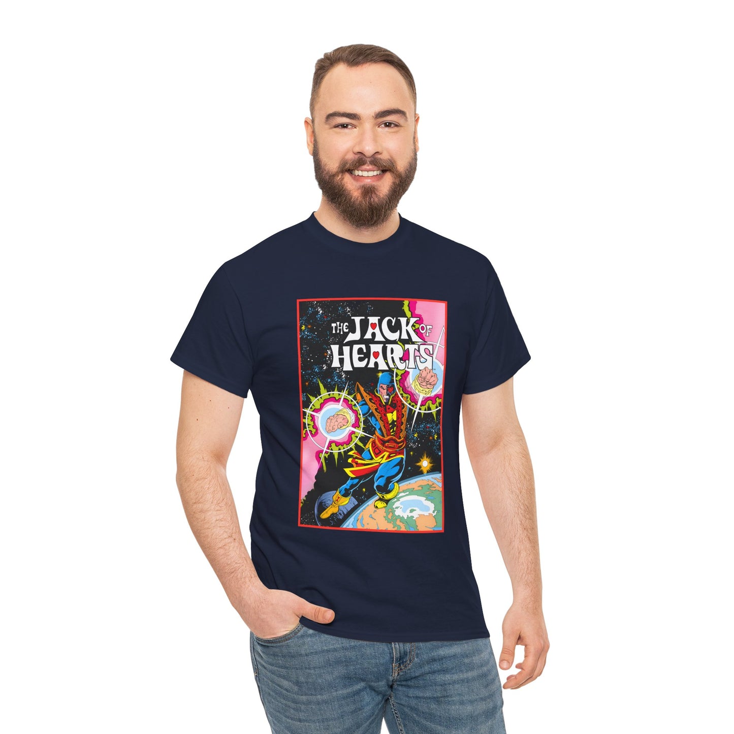 Jack of Hearts T-Shirt - Marvel Comics - Avengers Member - She-Hulk Beau - Zero Fluid - Popular 80s Character