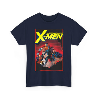 Astonishing X-Men T-Shirt - John Cassady Art - Cyclops, Beast, Wolverine, Colossus, Emma Frost - Marvel Comics