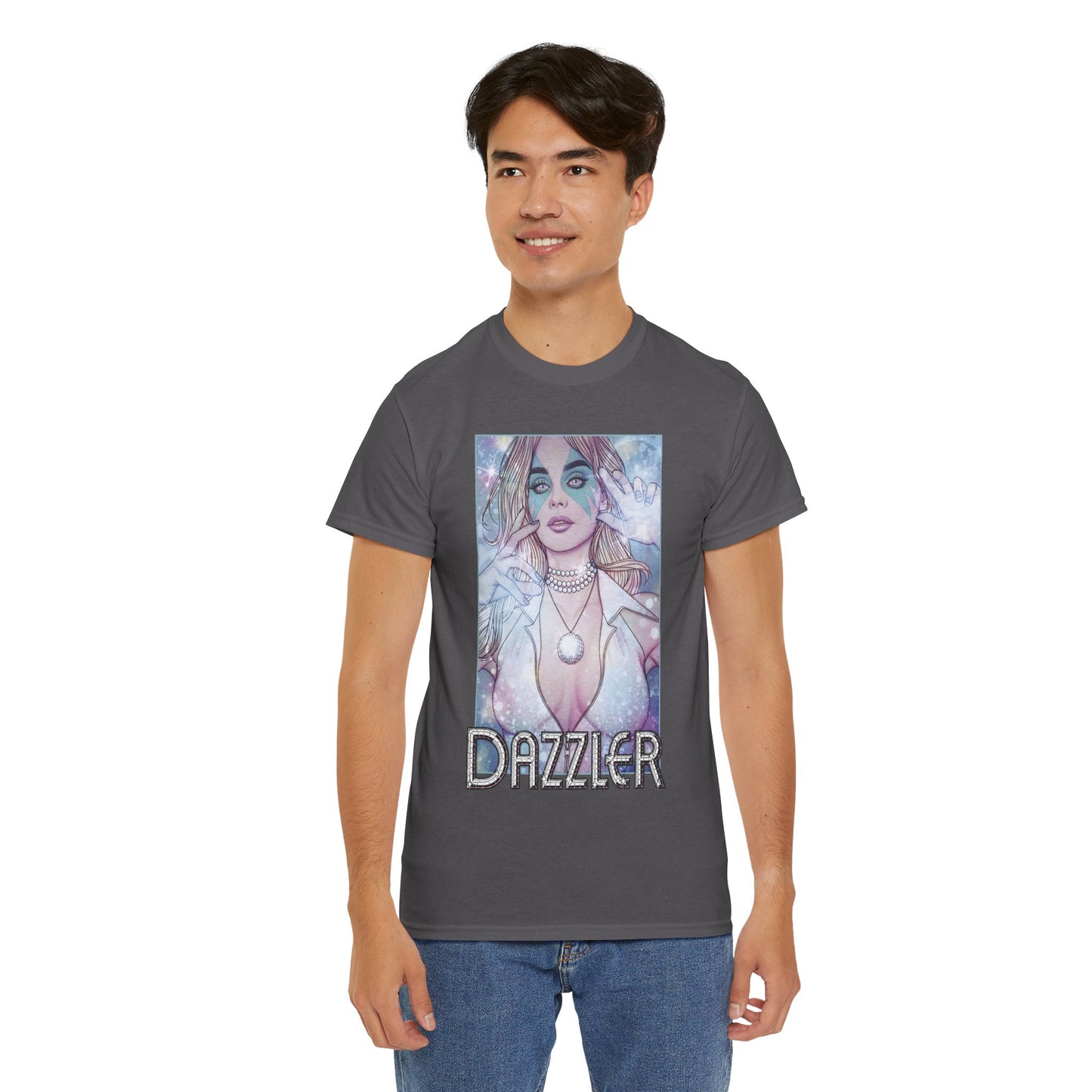 Dazzler T-Shirt - Jenny Frison Art - X-Men Member, Pop Star Mutant - Alison Blaire - Marvel Comics