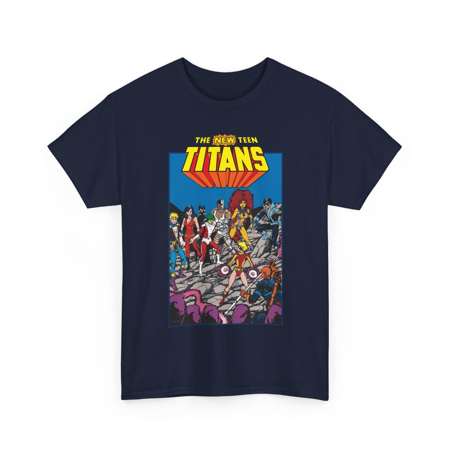 New Teen Titans T-Shirt - George Perez Art - Judas Contract - Tales of the Teen Titans Annual #3 Cover Art - DC Comics