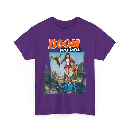Doom Patrol T-Shirt - George Perez Art - Elasti-Girl, Robotman, Negative Man, The Chief - DC Comics Digest Cover Art