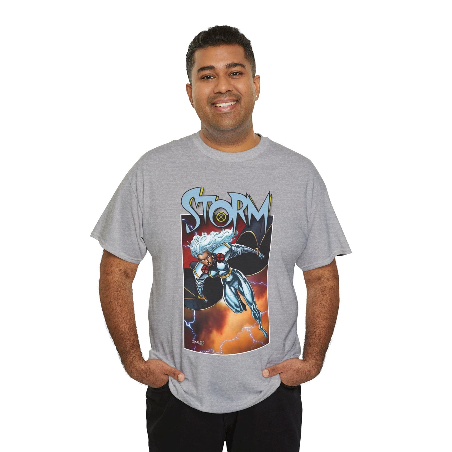 Storm T-Shirt - Jim Lee Art - Ororo - Uncanny X-Men Member & Leader - Heroic Mutant - Marvel Comics