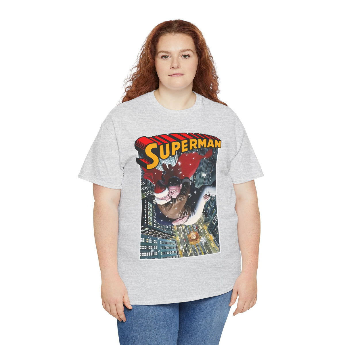 Superman Christmas T-Shirt - Alex Ross Art - DC Comics